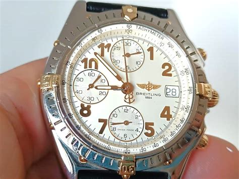 chronomat breitling acciaio oro|Breitling Chronomat .